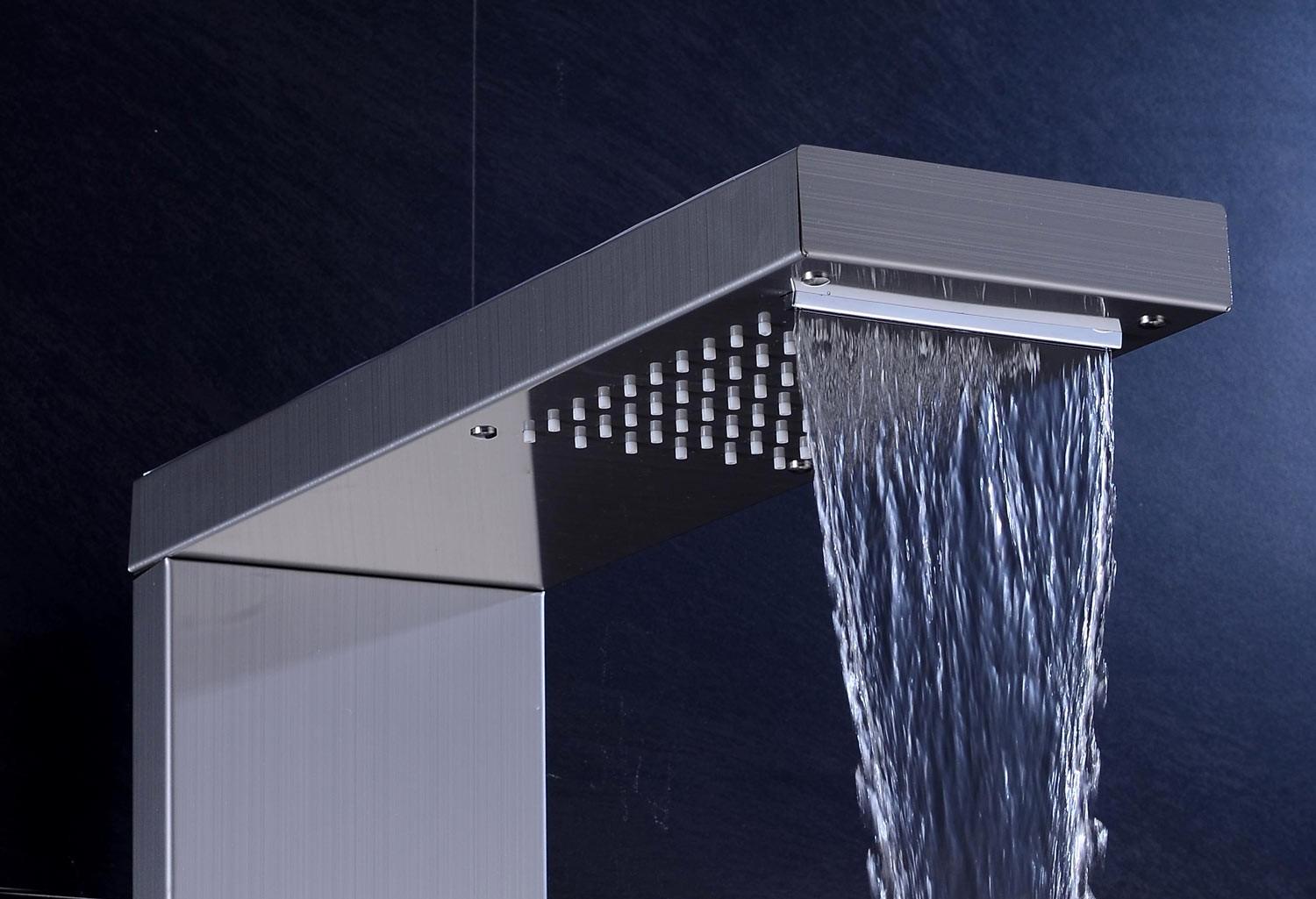 Columnas de ducha o de hidromasaje = método antiestrés - Complementos para  cocinas modernas, baños modernos