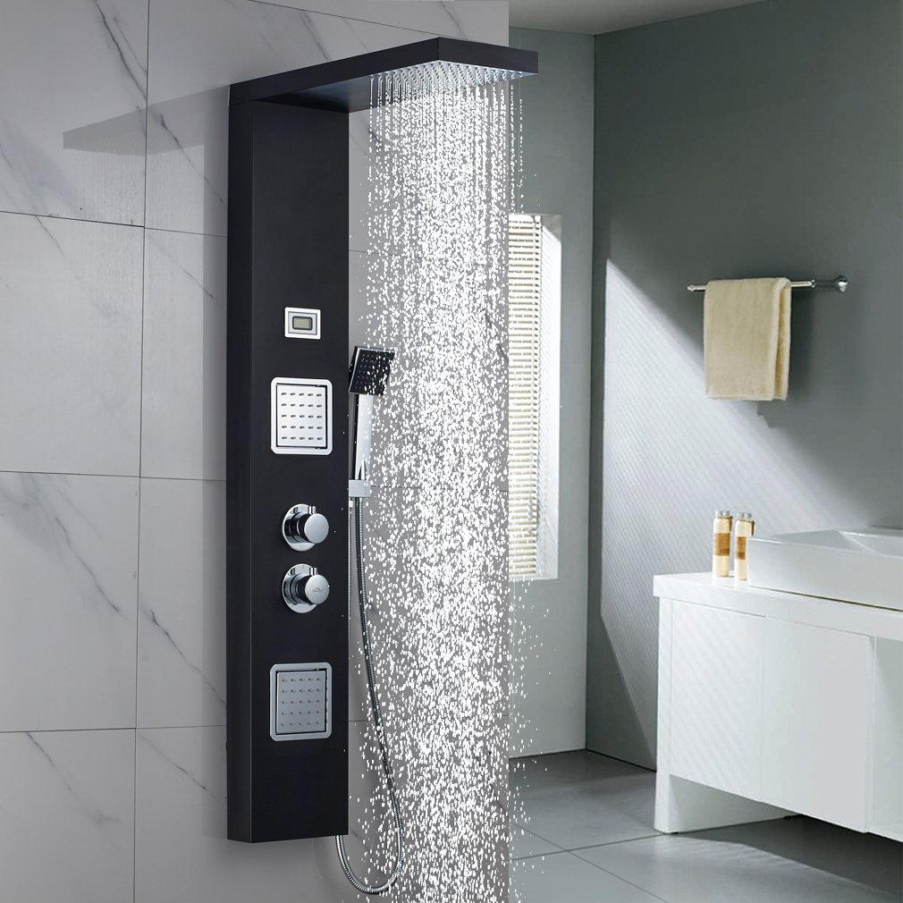 Elegir una columna de ducha sin hidromasaje para el baño